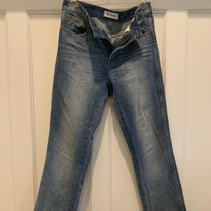 Madewell 10” High Riser Demi Boot jeans